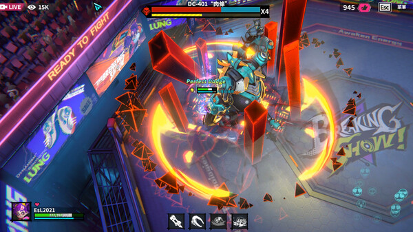 Meta-Ghost: The Breaking Show gameplay screenshot