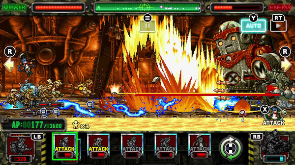METAL SLUG ATTACK RELOADED gameplay screenshot