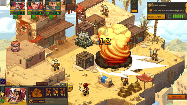 Metal Slug Tactics gameplay screenshot