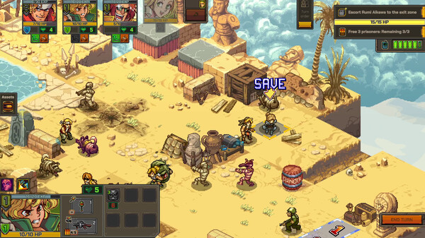 Metal Slug Tactics gameplay screenshot