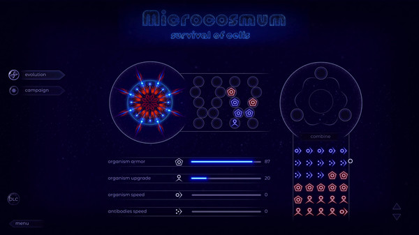 Microcosmum: survival of cells gameplay screenshot