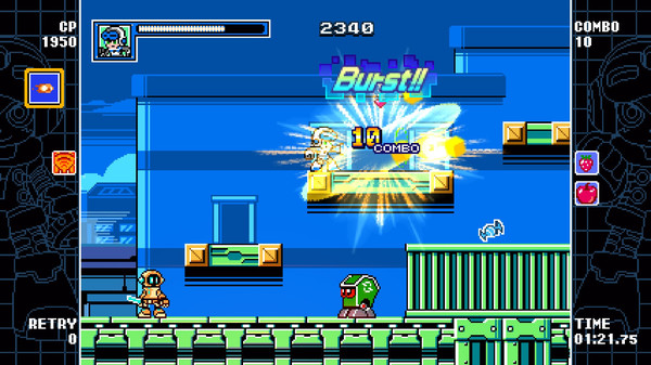 MIGHTY GUNVOLT BURST gameplay screenshot