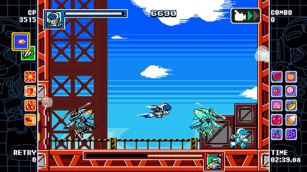 MIGHTY GUNVOLT BURST gameplay screenshot