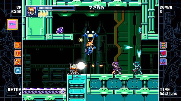MIGHTY GUNVOLT BURST gameplay screenshot