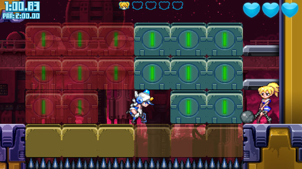 Mighty Switch Force! Collection gameplay screenshot