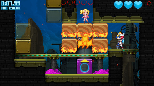 Mighty Switch Force! Collection gameplay screenshot