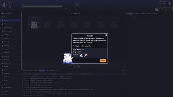 Milky Way Idle gameplay screenshot