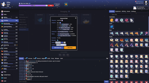 Milky Way Idle gameplay screenshot
