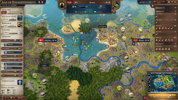 Millennia gameplay screenshot
