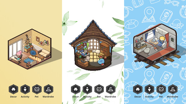 Mini Cozy Room: Lo-Fi gameplay screenshot