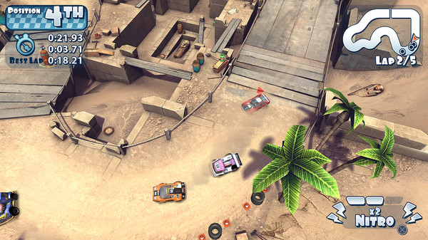 Mini Motor Racing X gameplay screenshot