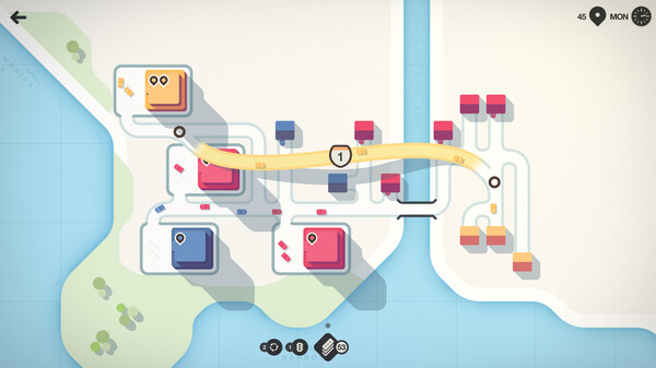 Mini Motorways gameplay screenshot