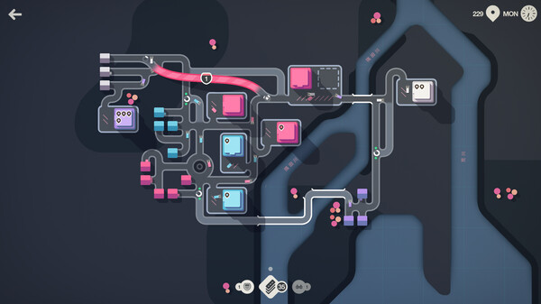 Mini Motorways gameplay screenshot