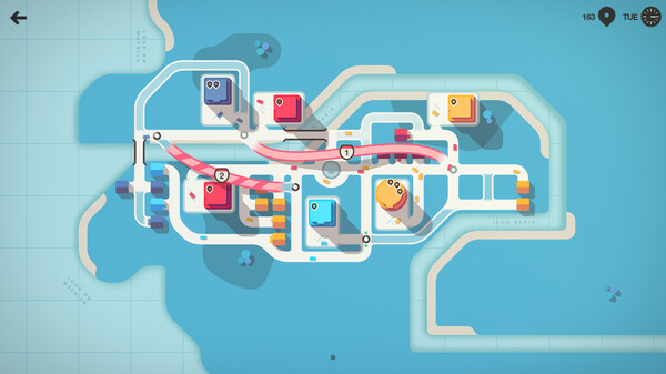 Mini Motorways gameplay screenshot