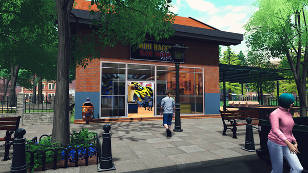 Mini Racer Car Shop Simulator gameplay screenshot