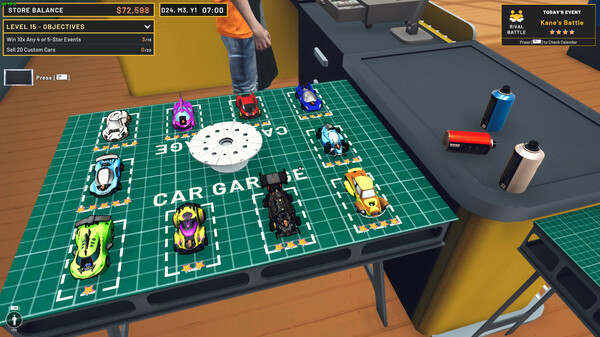 Mini Racer Car Shop Simulator gameplay screenshot