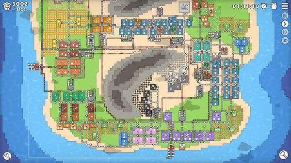 Mini Settlers: Prologue gameplay screenshot
