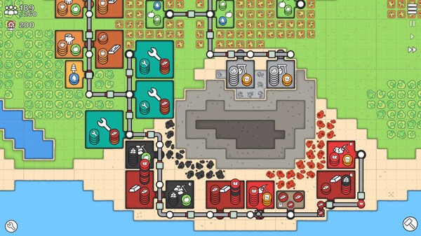 Mini Settlers: Prologue gameplay screenshot