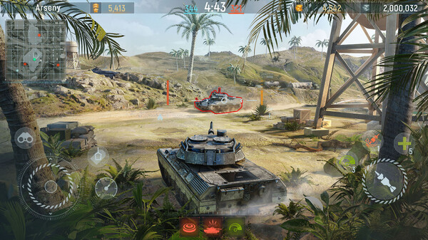 Modern Tanks: War Tank Games gameplay screenshot