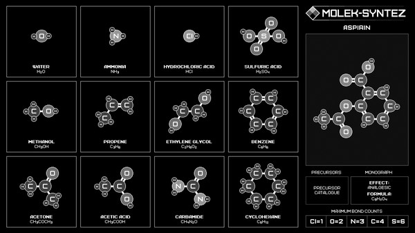 MOLEK-SYNTEZ gameplay screenshot