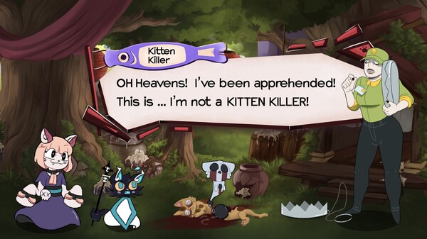 Mononeko: A Rhythm Adventure gameplay screenshot