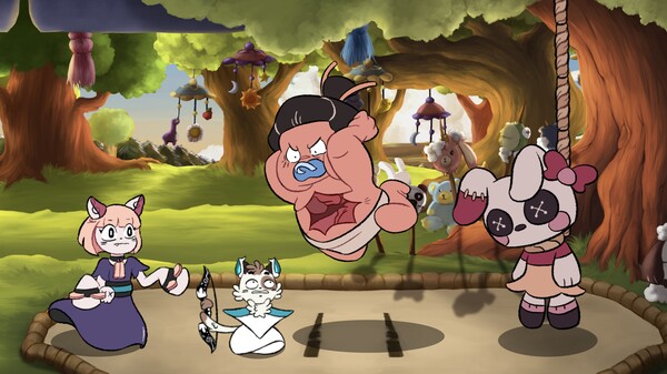 Mononeko: A Rhythm Adventure gameplay screenshot