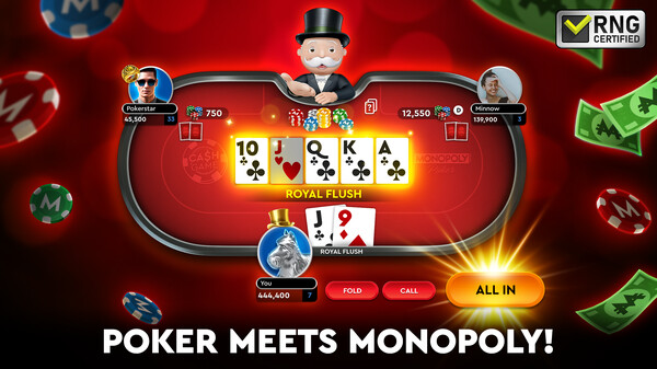 MONOPOLY Poker gameplay screenshot