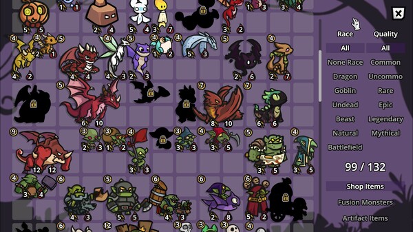 Monster Battles gameplay screenshot