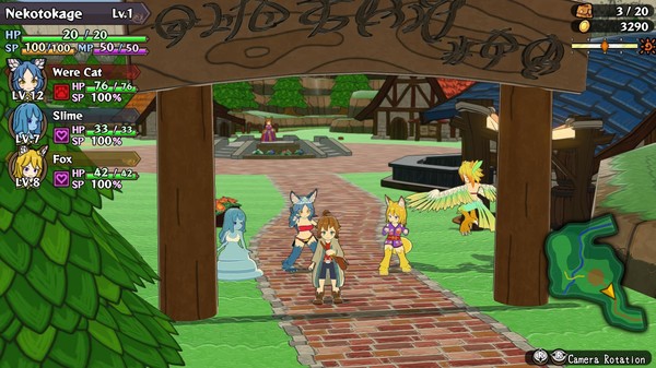 Monster Girls and the Mysterious Adventure 2 gameplay screenshot