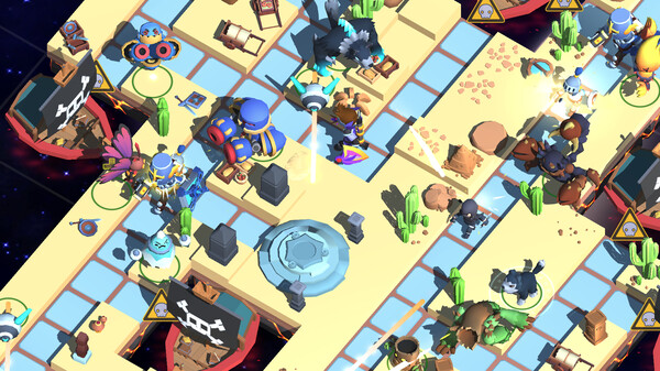Monster Tiles TD: Tower Wars gameplay screenshot
