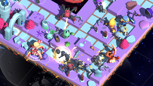 Monster Tiles TD: Tower Wars gameplay screenshot