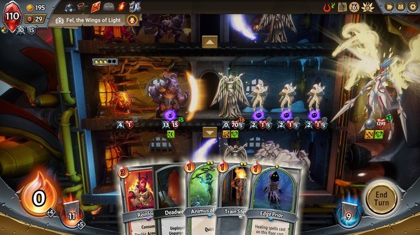Monster Train gameplay screenshot