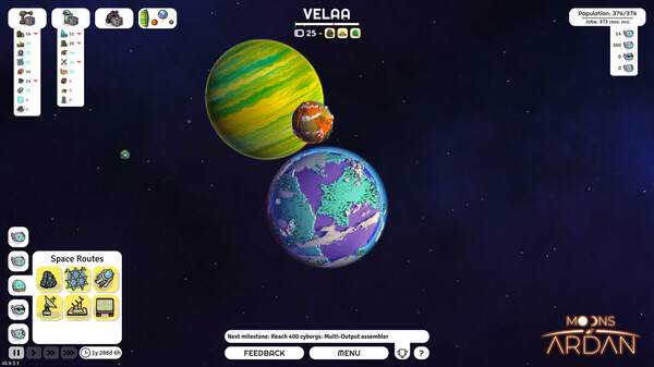 Moons of Ardan gameplay screenshot
