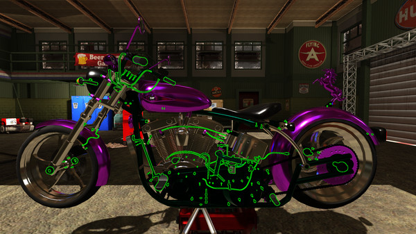 Motorbike Garage Mechanic Simulator gameplay screenshot