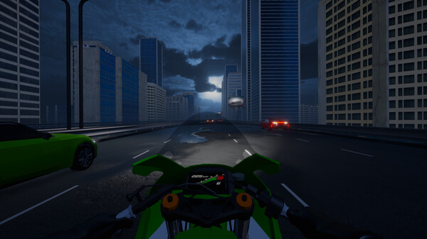 Motorcycle Night Ride gameplay screenshot