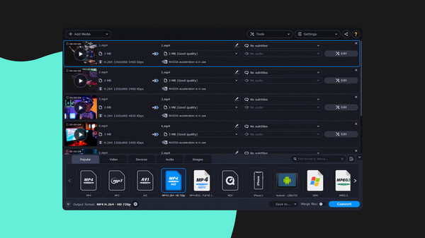 Movavi Video Converter Premium 2020 gameplay screenshot