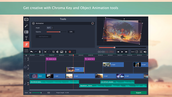Movavi Video Editor 15 Plus - Video Editing Software gameplay screenshot