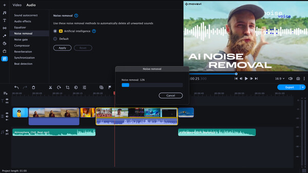 Movavi Video Editor 2023 gameplay screenshot