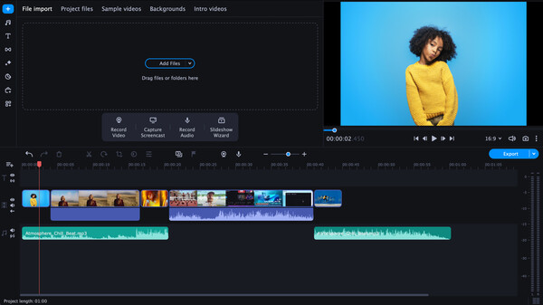 Movavi Video Editor 2023 gameplay screenshot