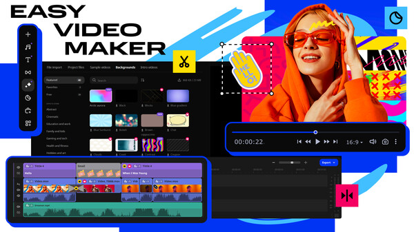 Movavi Video Editor 2024 gameplay screenshot