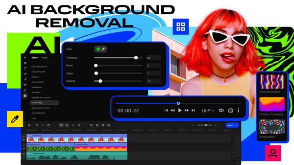 Movavi Video Editor 2024 gameplay screenshot
