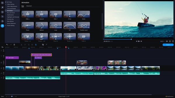 Movavi Video Editor Plus 2020 - Video Editing Software gameplay screenshot
