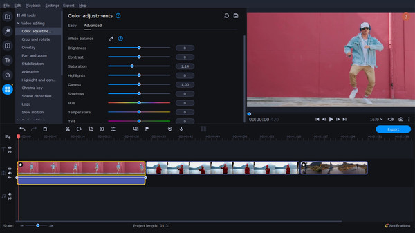 Movavi Video Editor Plus 2022 - Video Editing Software gameplay screenshot
