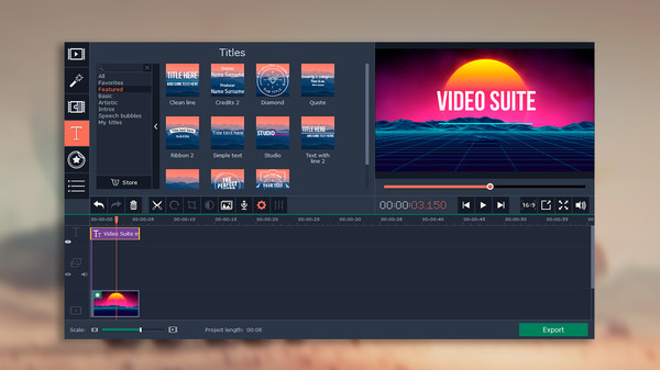 Movavi Video Suite 17 - Video Making Software - Video Editor, Video Converter, Screen Capture, and more gameplay screenshot