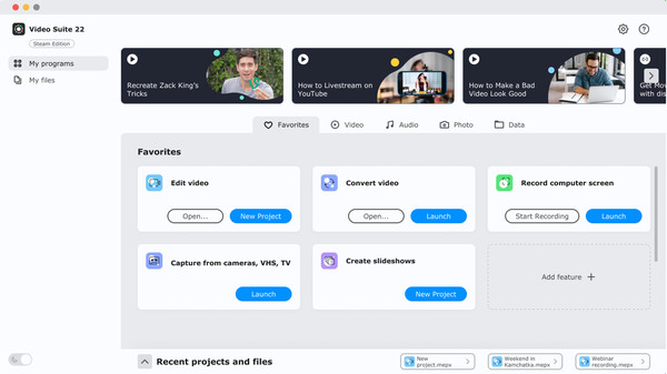 Movavi Video Suite 2022 Steam Edition - Video Making Software: Video Editor Plus, Screen Recorder and Video Converter Premium gameplay screenshot
