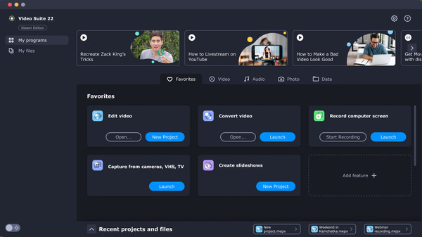 Movavi Video Suite 2022 Steam Edition - Video Making Software: Video Editor Plus, Screen Recorder and Video Converter Premium gameplay screenshot