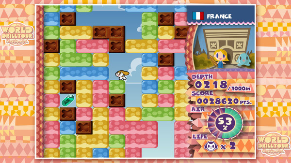 Mr. DRILLER DrillLand gameplay screenshot