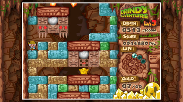 Mr. DRILLER DrillLand gameplay screenshot