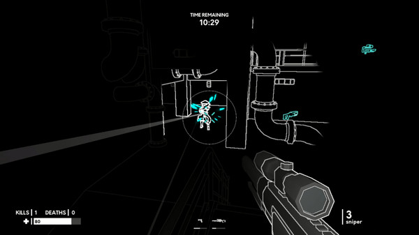 Muffled Warfare - Echolocation Shooter gameplay screenshot