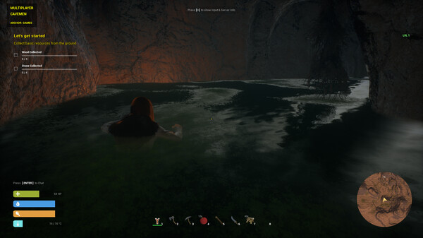 MULTIPLAYER CAVEMEN gameplay screenshot